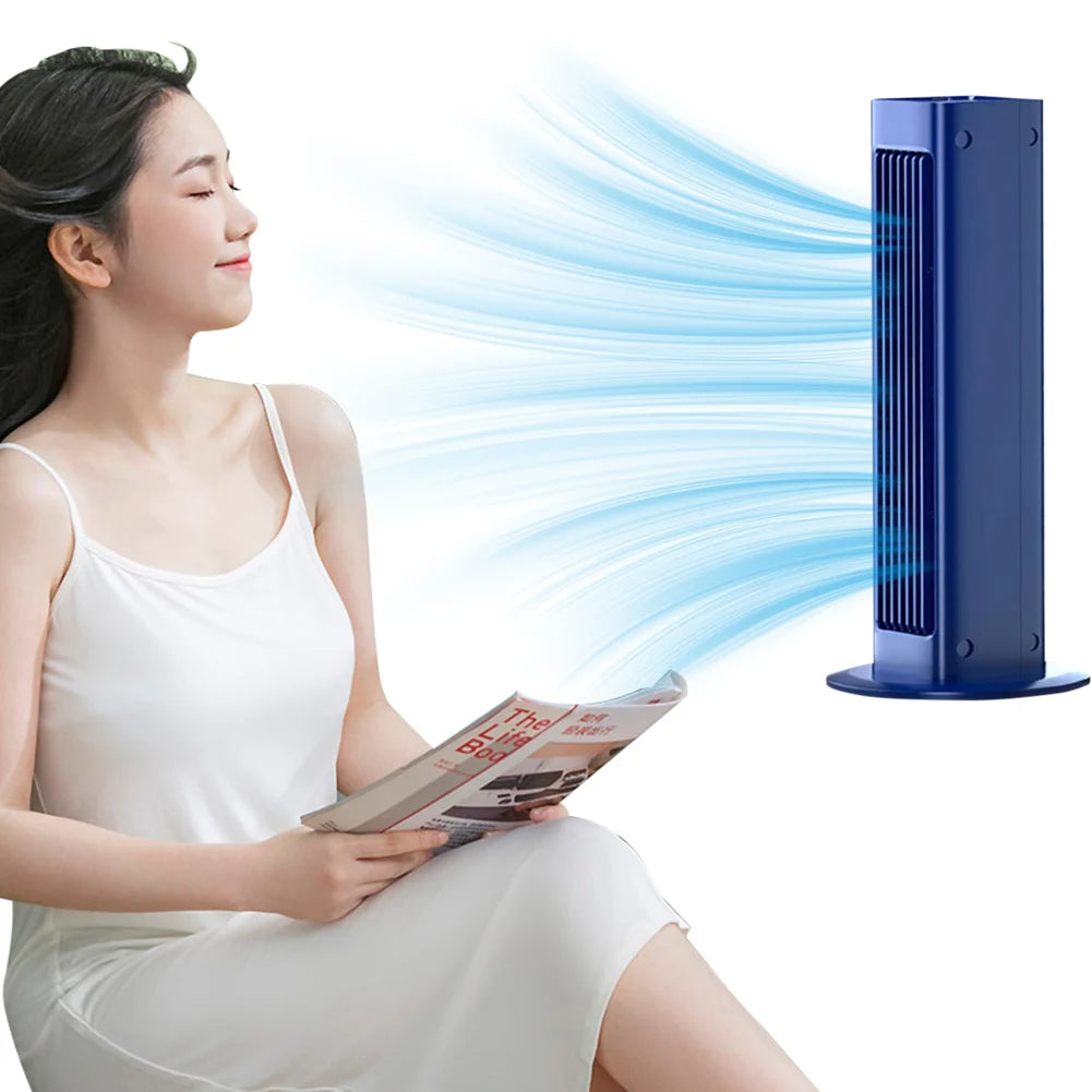 Ventilateur sans pales 3000 mAh, puissant, électrique, multi-usage, sur pied, pour chambre, salon, salle de bain